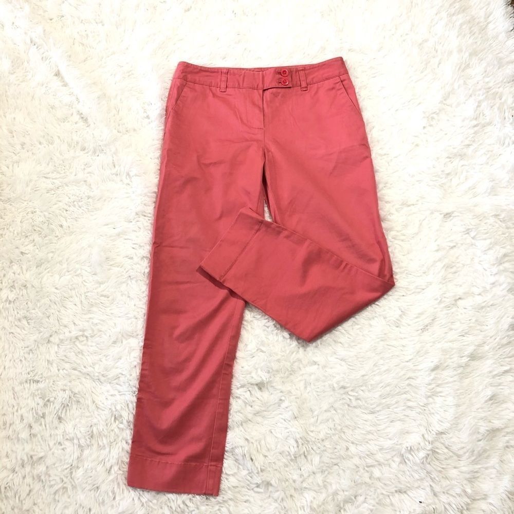 VINEYARD VINES ANKLE‎ CROPPED CHINO/coral pink sz 2